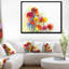 Fleur de gerbera colorée-impression sur toile flottante-26691619