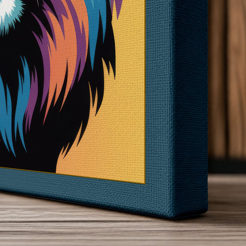 Print, 36x24 - 91.4 x 61.0 cm, Teal Border