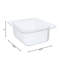 Table de préparation pour salade et sandwich réfrigérée commerciale 27 po 1 porte, capacité de 12 casseroles et 7,1 pi³