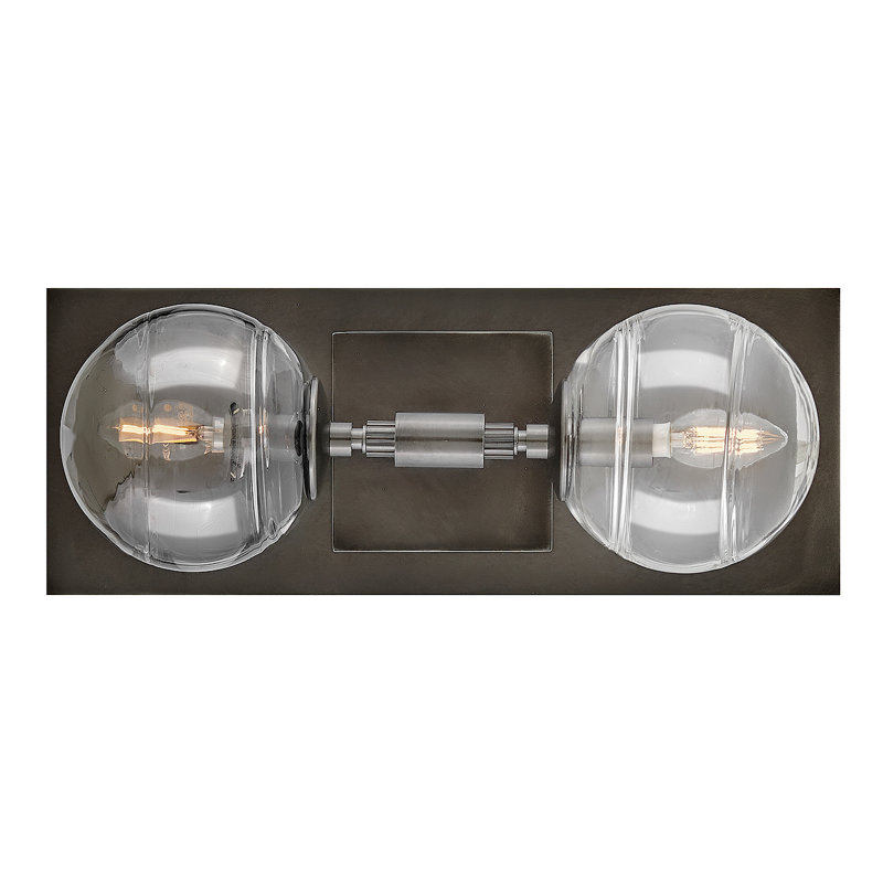 Oberon Steel Armed Sconce, Black Oxide