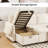 108" Upholstered U Shaped Sectional Sleeper Sofa with USB Ports and Storage Pockets-1310337414
