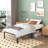 14 InchBed Frame With Rounded Corner Legs, 2000 LBS Heavy Duty Size PlatformBed Frame No Box Spring Needed, Noise Free, Easy Assembly,-529920403