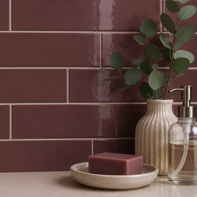 Curvaceous 3" x 12" Ceramic Wall Tile