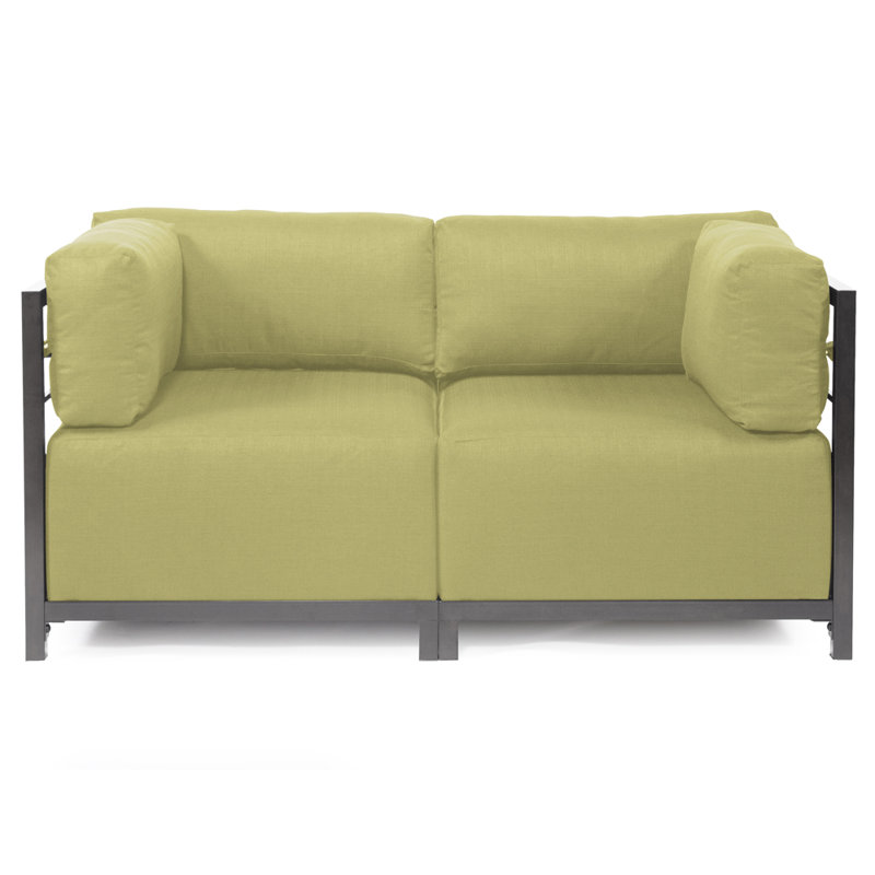 Fauteuil Woodsen, Polyester - saule argenté, Titane