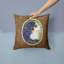 Coussin intérieur/extérieur carré pour chien
