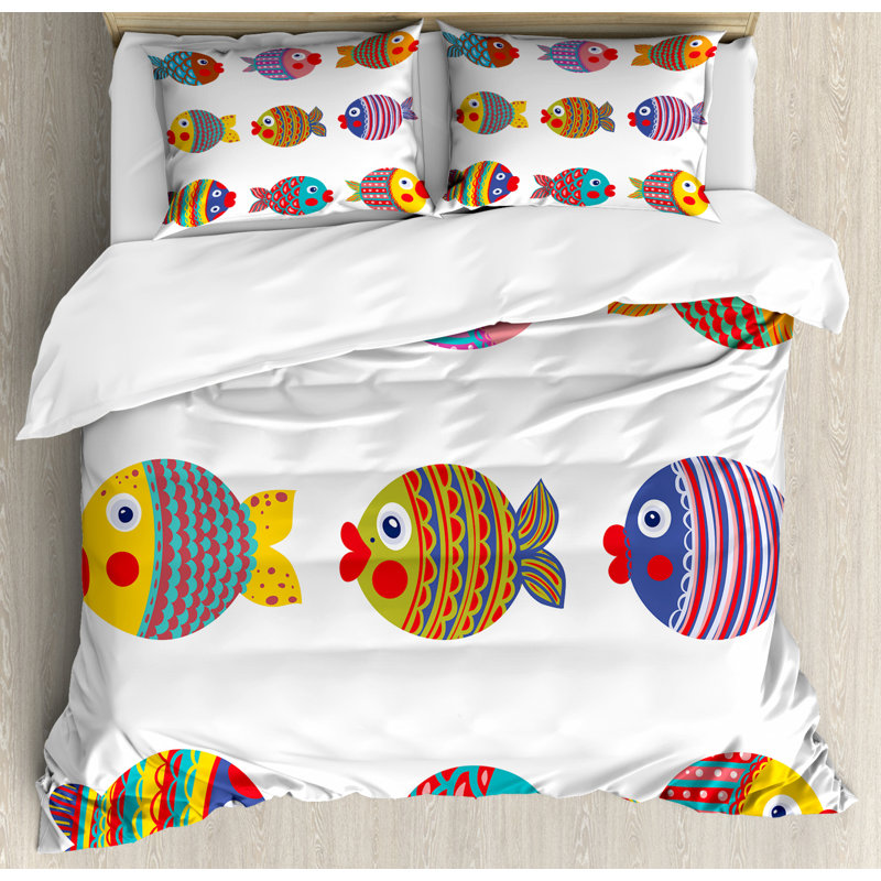Geometric Shapes Duvet Cover