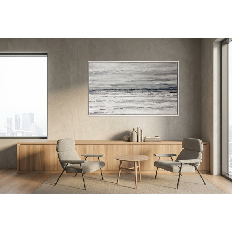 Coastal Grays Print by Lawrence Behunek