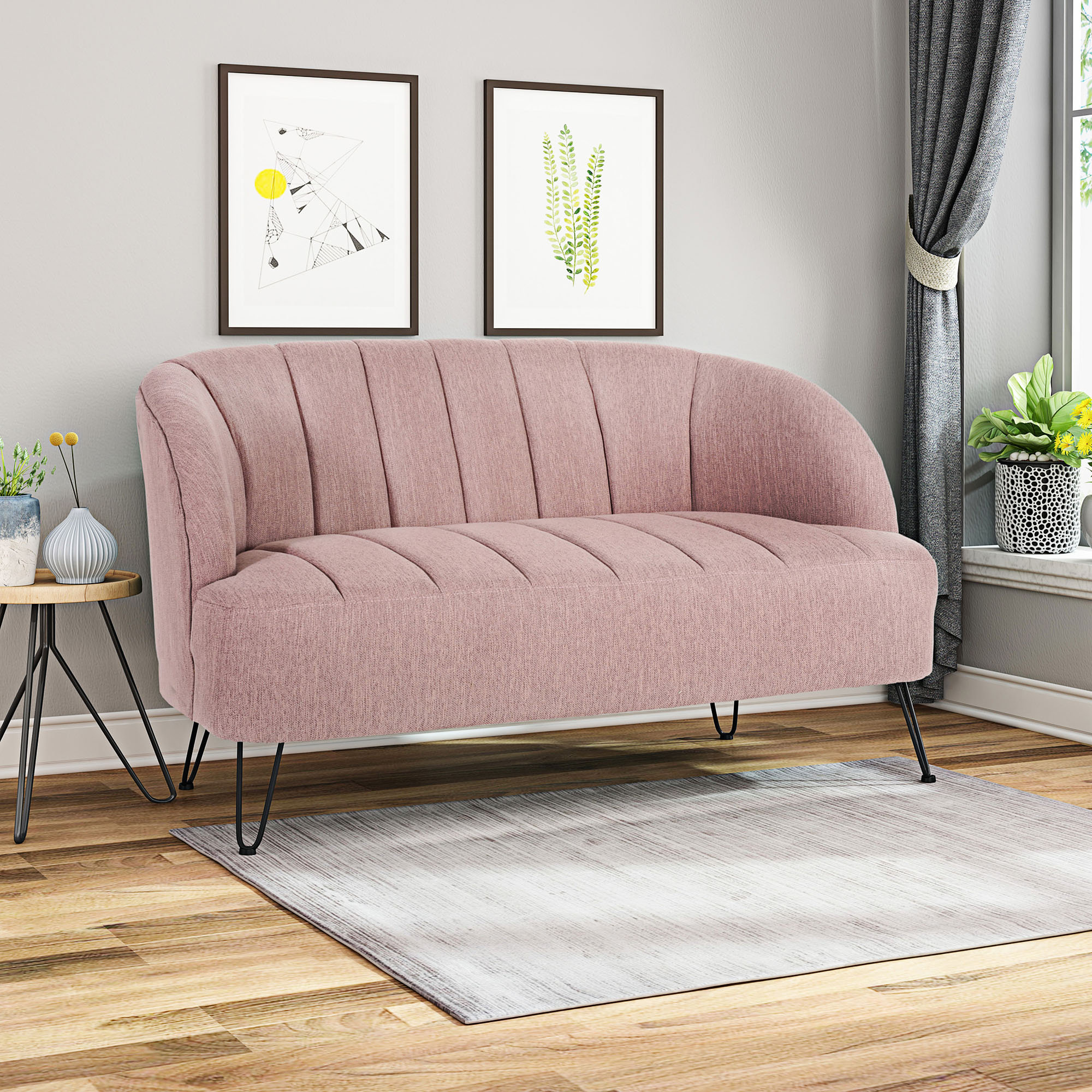 Corrigan Studio® Nasheka 49.5 Loveseat | Wayfair