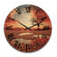 Horloge murale en bois massif Parell-49428861