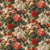 Modern Country I Floral Pompadour 100% Linen Performance Fabric