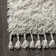 Felicdad Shag Plush Tassel White Rug