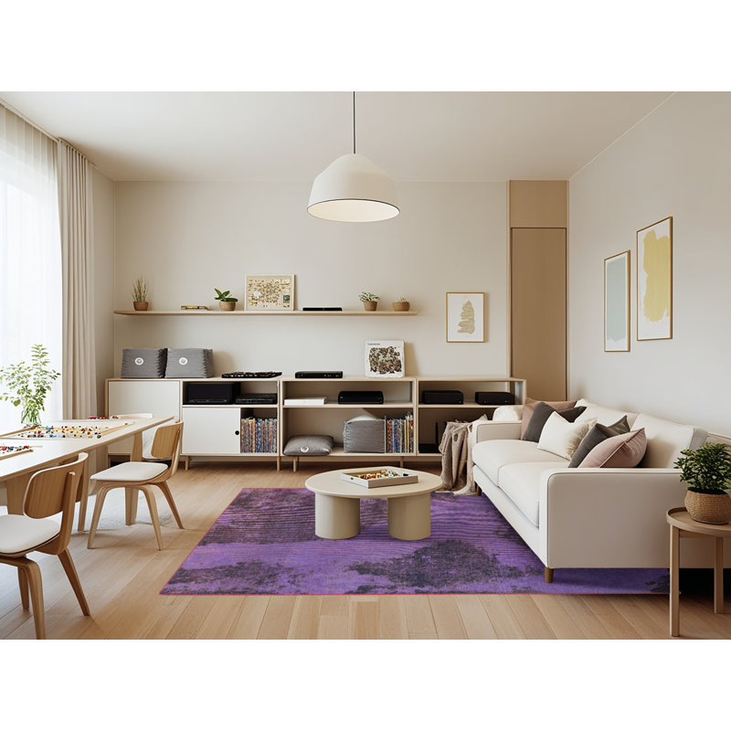Tapis abstrait moderne 1366, Rectangle 7 pi x 9 pi