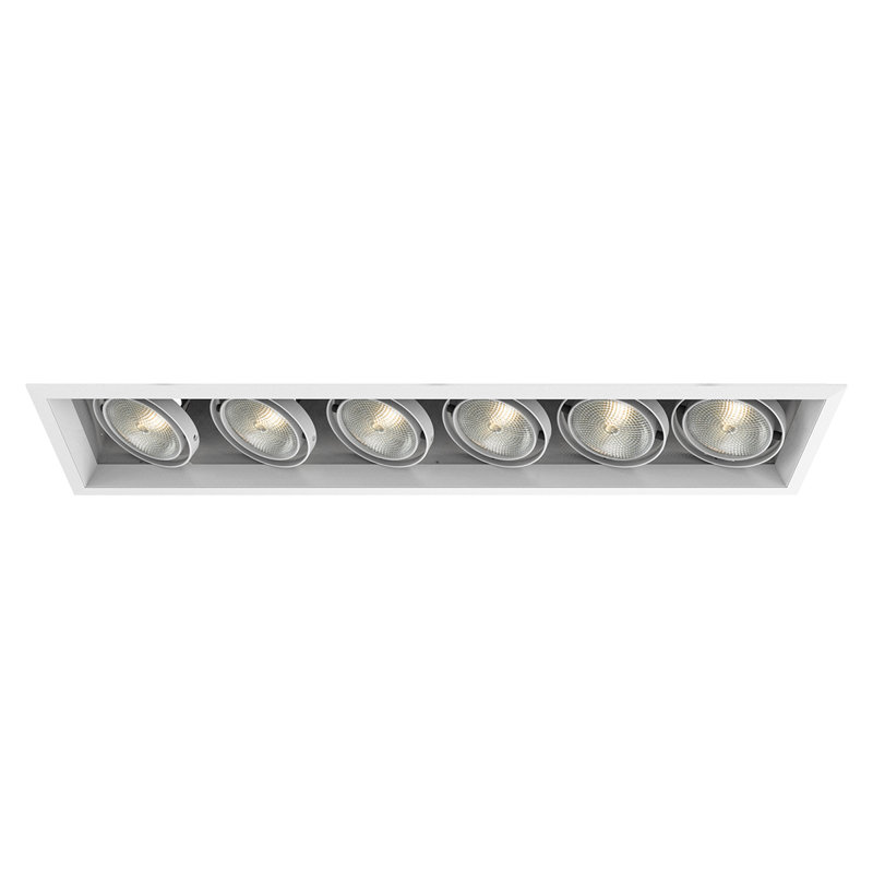 Plafonnier encastré 6 lumières 6 lumières