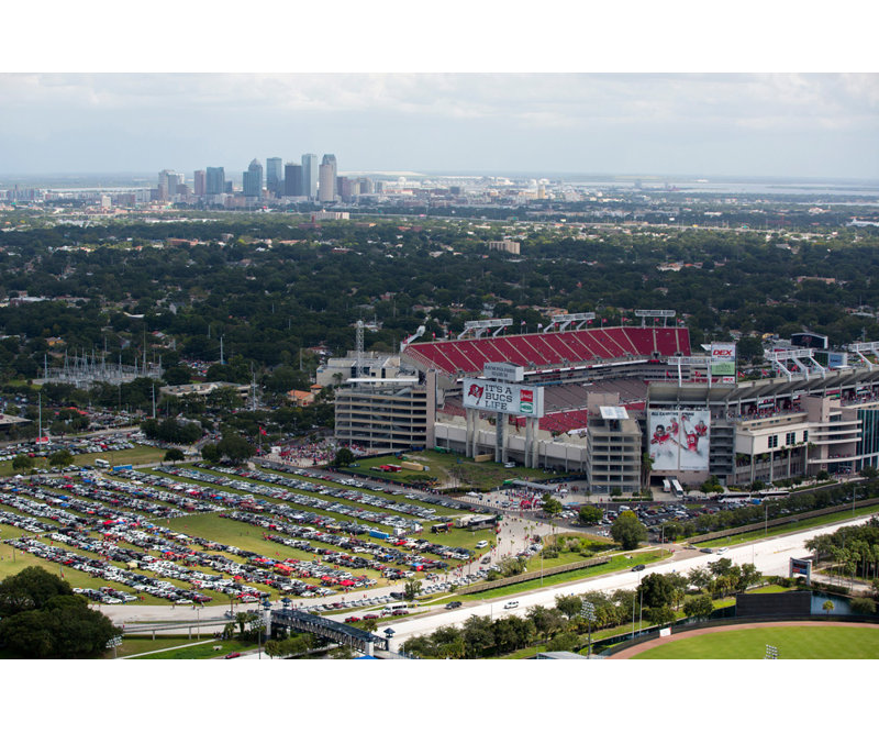 Raymond James Stadium, 16" H x 24" W