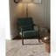 Fauteuil d'appoint MidCentury Modern Living Chenille Green-1693286485