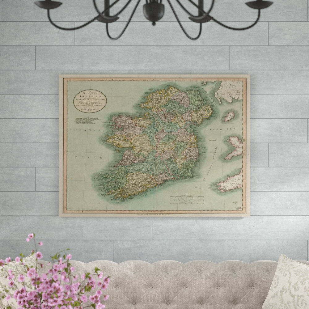 " Vintage Map Of Ireland " by John Cary Breakwater Bay