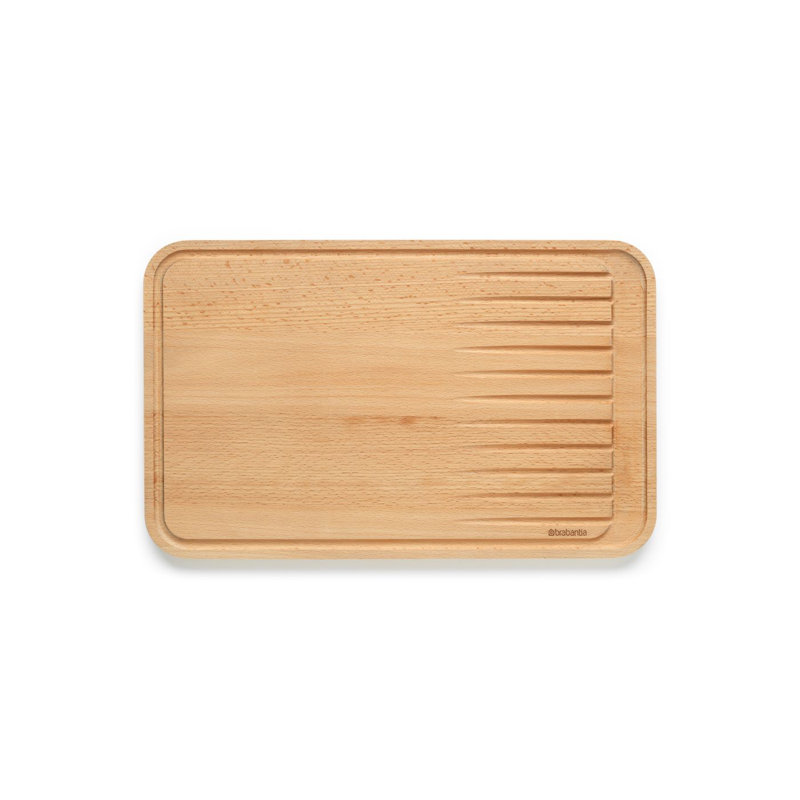 Brabantia Beech Wood Rectangular Chopping Board Set