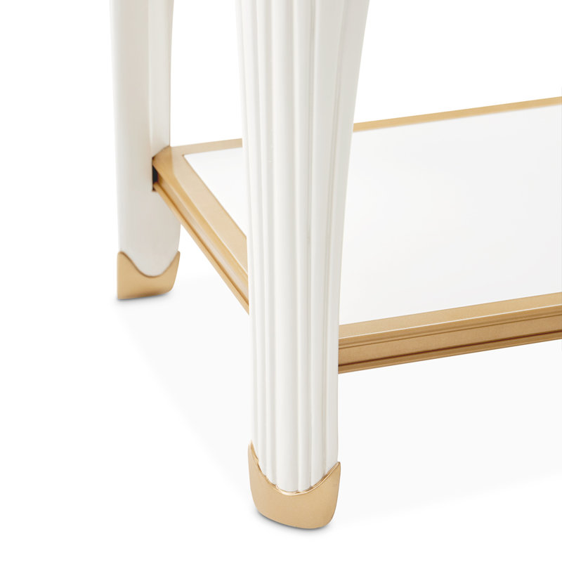 La Terrazza End Table, Cream