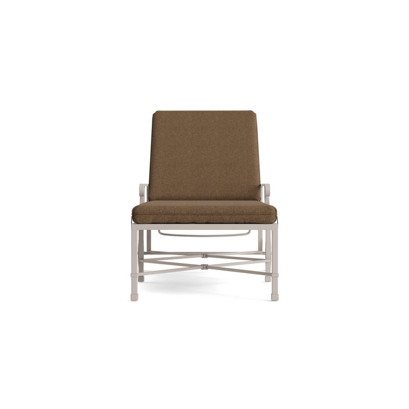 Venetian Outdoor Chaise Lounge, Fusion Moccasian, Dove Smooth