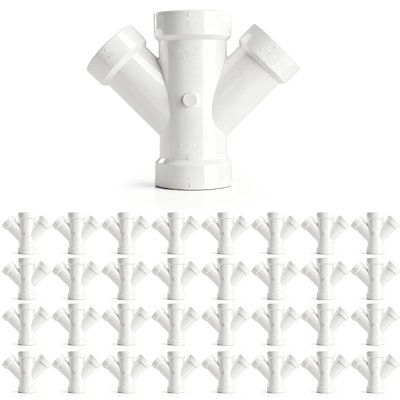 Moyeu à double fil en PVC de 1-1 / 2 po.