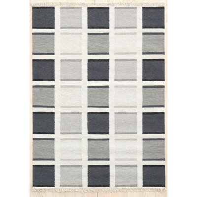 Jarod Geometric Wool Hand Woven Area Rug