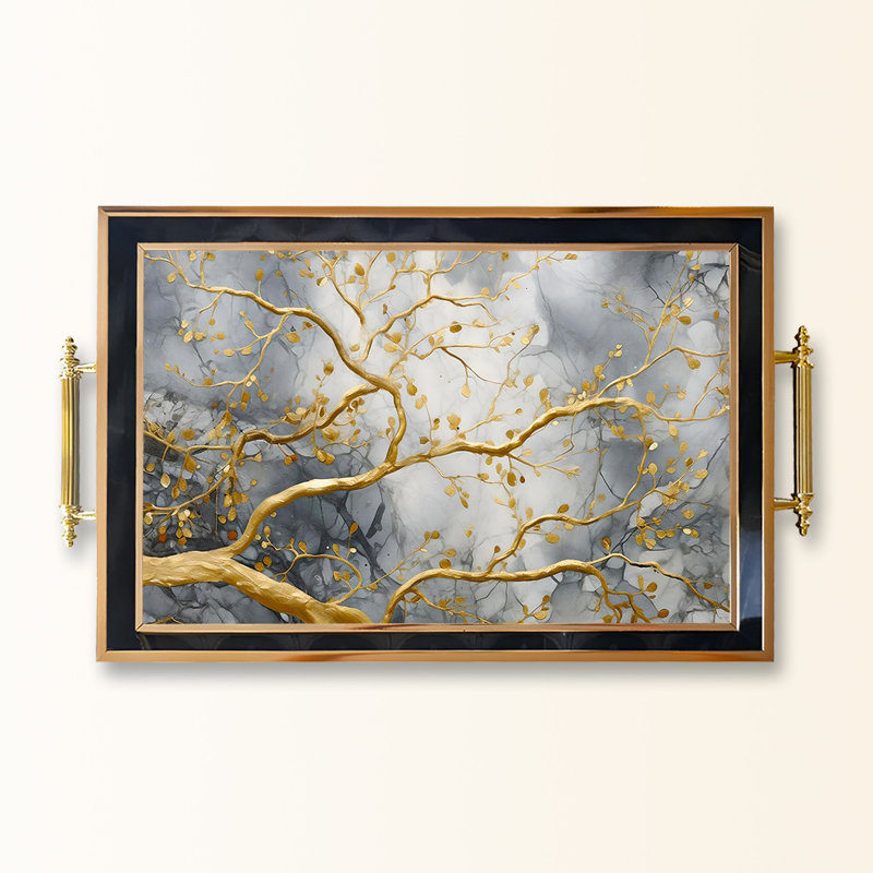 Élégant plateau en verre de 19,7 po x 11,4 po x 1,4 po | Fabrication 100% verre durable | Facile à nettoyer avec un chiffon humide | Idéal pour le service, la présentation décorative et l'organisation | Ajout élégant à la décoration intérieure