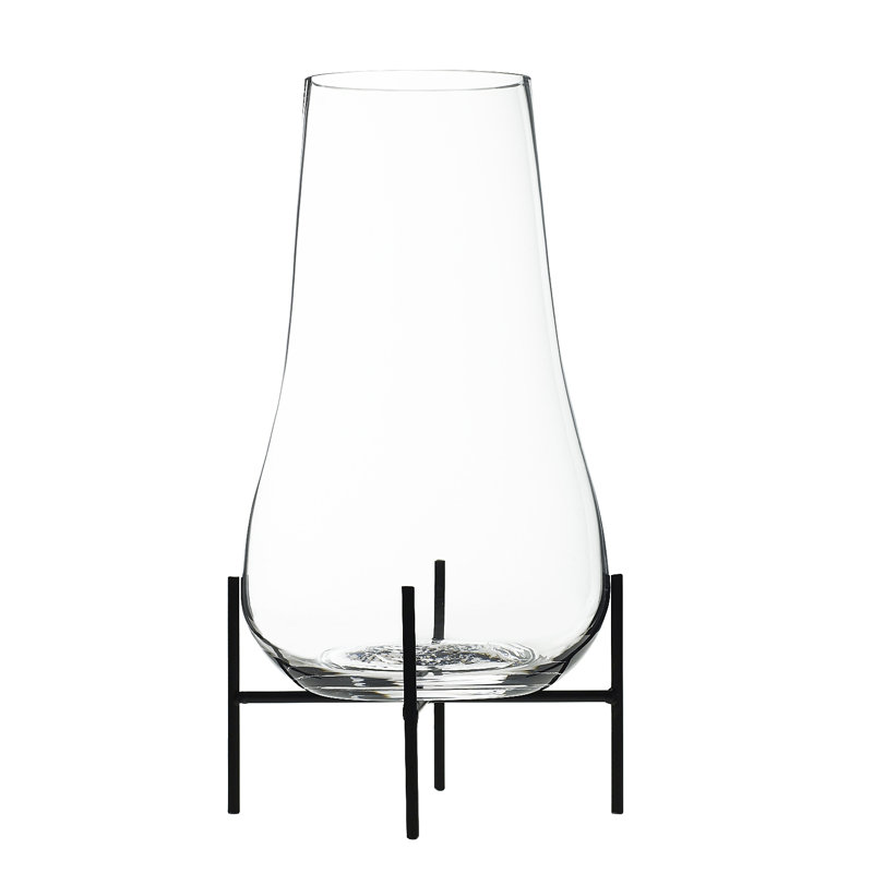 Audrina Handmade Glass Table Vase, 14.25" H x 8" W x 8" D