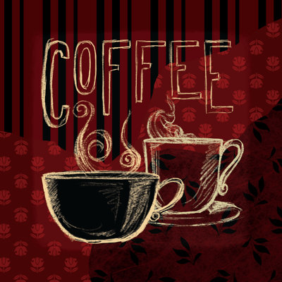 Coffee - Wrapped Canvas Painting