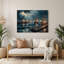 Art mural bleu nautique-644778066