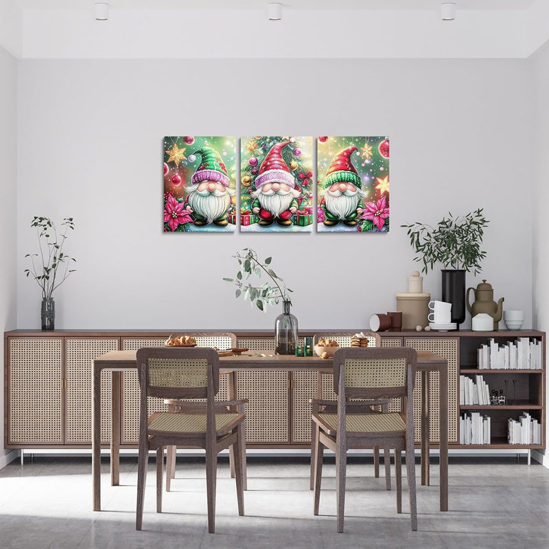 3 Piece Wrapped Canvas Wall Art