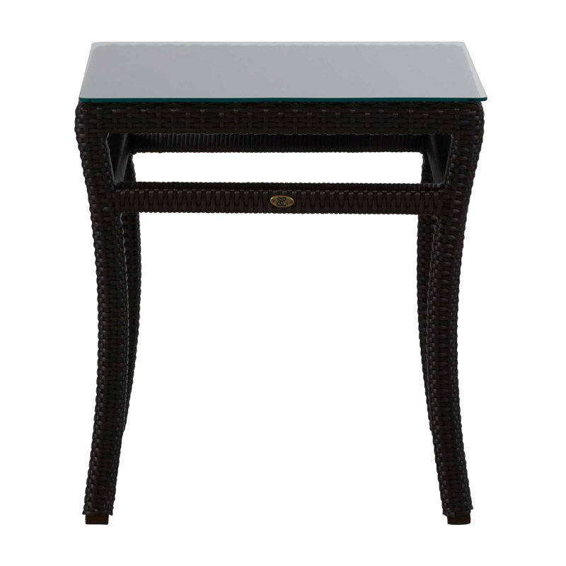 Club Outdoor Side Table, Skye Black Walnut