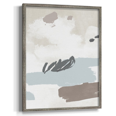 Neutral Wash II Framed Print - Solid Wood