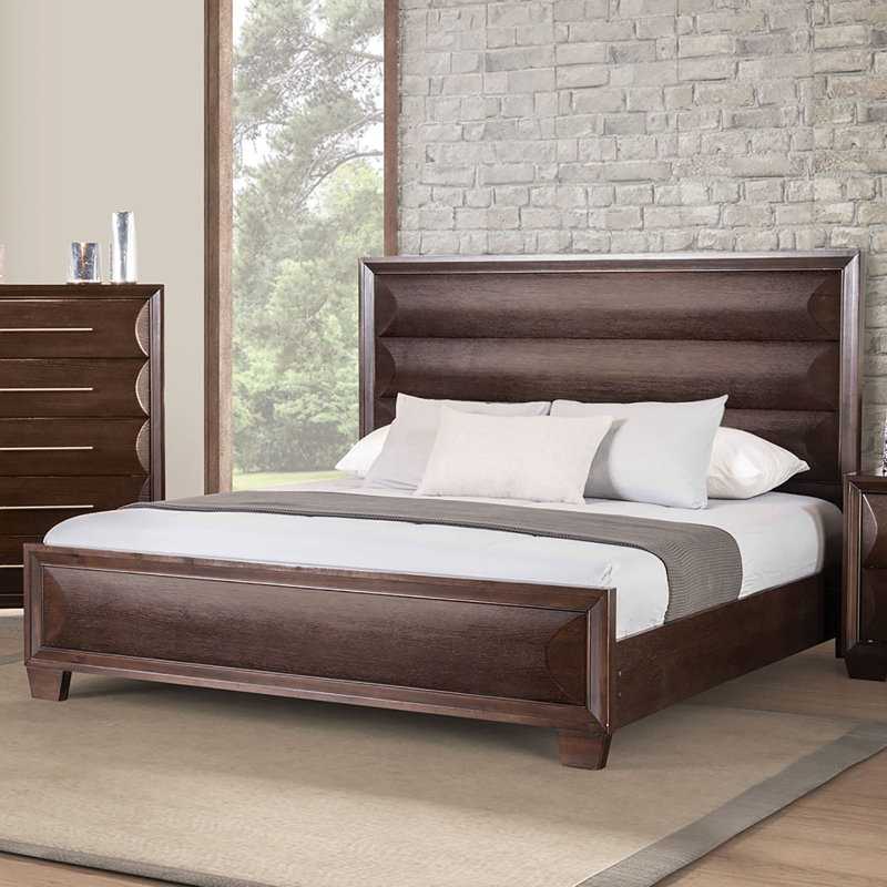 Brookline Bed, Brown, Queen