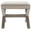 Repose-pieds carré standard en velours de 20,5 po Nixon-121686822