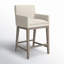 Tabouret de comptoir avec accoudoirs Bethea-98501974