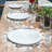Elegant White Round Placemats Doilies of Boubacar Collection for Dining Table Decor and Christmas Decor-1685050598