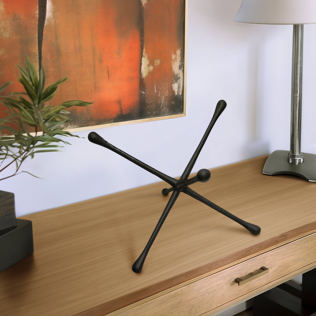 18"H Metal Solid Color Geometric Decorative Jack - 18" x 18" x 18" Wrought Studio™ 