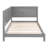 Icarus Mid-Century Modern Daybed with Wooden Frame-125891704-125891705
