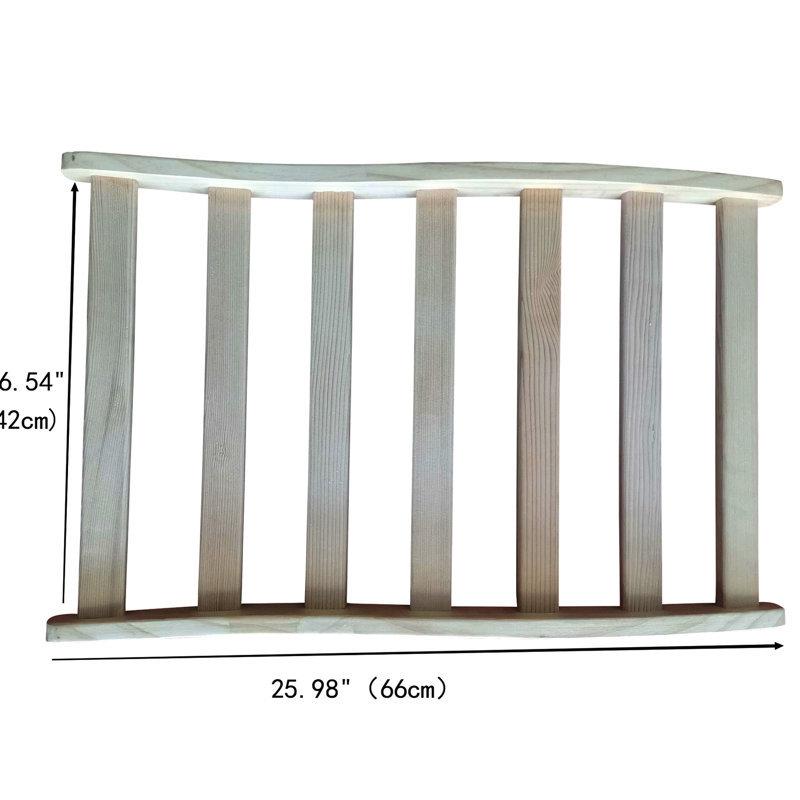 Grille plate et large en pruche pour et, aide à maintenir une bonne posture assise, 2,17 lb, fabriquée en support pour l'espace