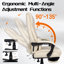 Fauteuil de direction chauffant avec repose-pieds-133409167