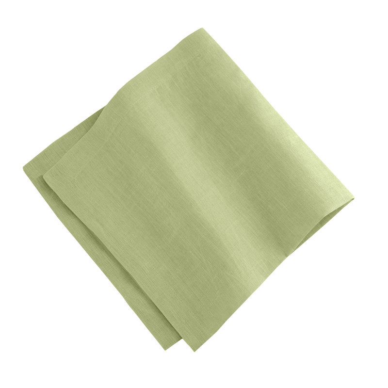 La Classica 4 Piece Linen Napkin Set, Lime