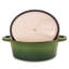 Batterie de cuisine en fonte 4 pièces BergHOFF Neo et 8 pintes Fours néerlandais avec couvercles assortis-81743640-81743641