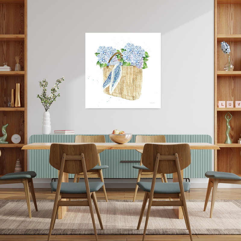 Impression sur toile plage hortensia I, 36" H x 36" W