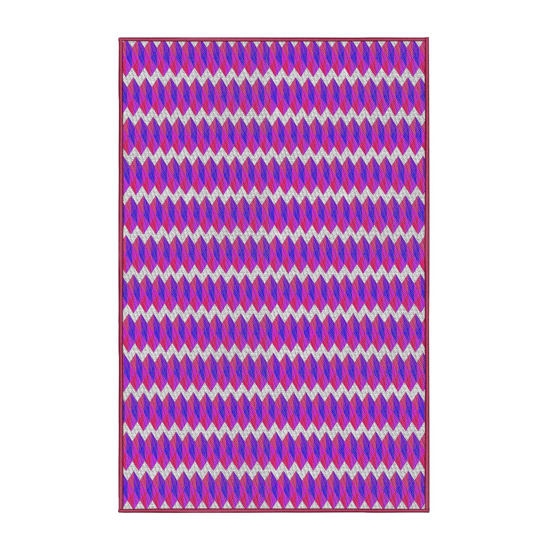 Tapis décoratif à motif géométrique de Reisinger, Rectangle 8 pi x 12 pi