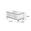 Table basse rétro avec grande capacité de rangement-105898263