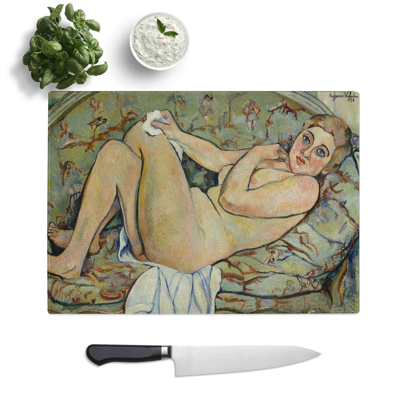 Reclining Nude by Suzanne Valadon Chopping Board, 0.4cm H x 28.5cm W x 39cm L