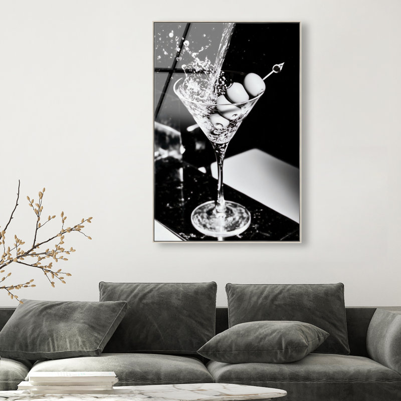 Chill Time III Print by Oliver Gal, 31"H x 21"W, Silver Floater Frame