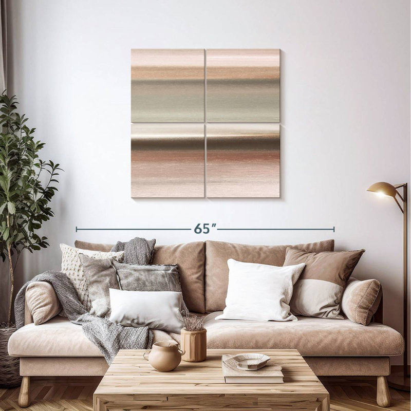 Avery Guilded Sands I, 38" H x 38" W