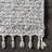 Bria Moroccan Shag Tasseled Performance White/Gray Rug-966652610