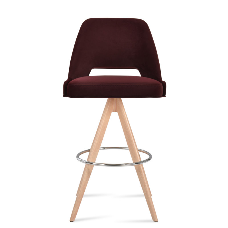 Tabouret Marash Pyramid, Tabouret de comptoir (siège d'une hauteur de 25 p, Naturel